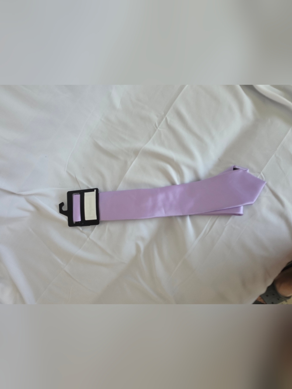 Bespoke Lilac Satin Men's Tie